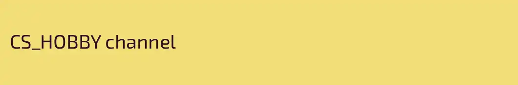 CS_HOBBY channel